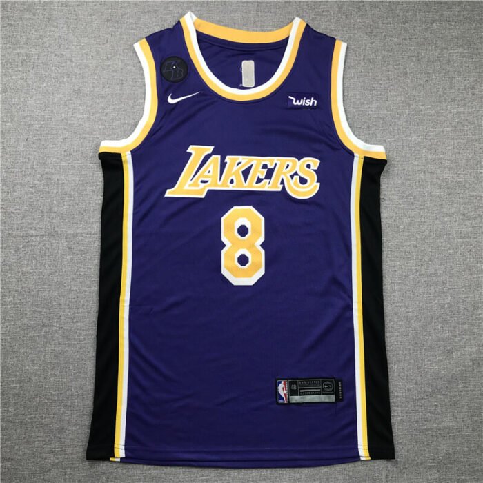 Kobe Bryant#8 Los Angeles Lakers Commemorative Purple Jersey