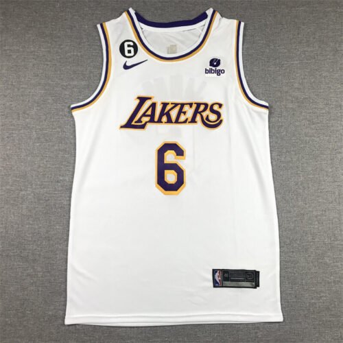 Los Angeles Lakers 2022-23 Association Edition White Swingman Jersey