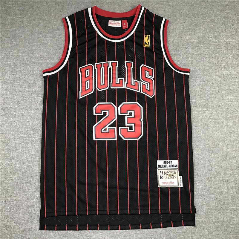 Michael Jordan Chicago Bulls Black-red Jersey