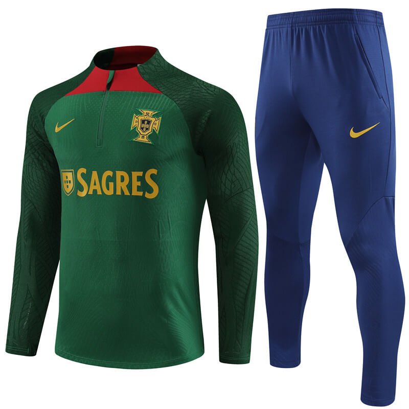 Portugal 23-24 Green(Player edition) Men Tracksuit Slim Fit