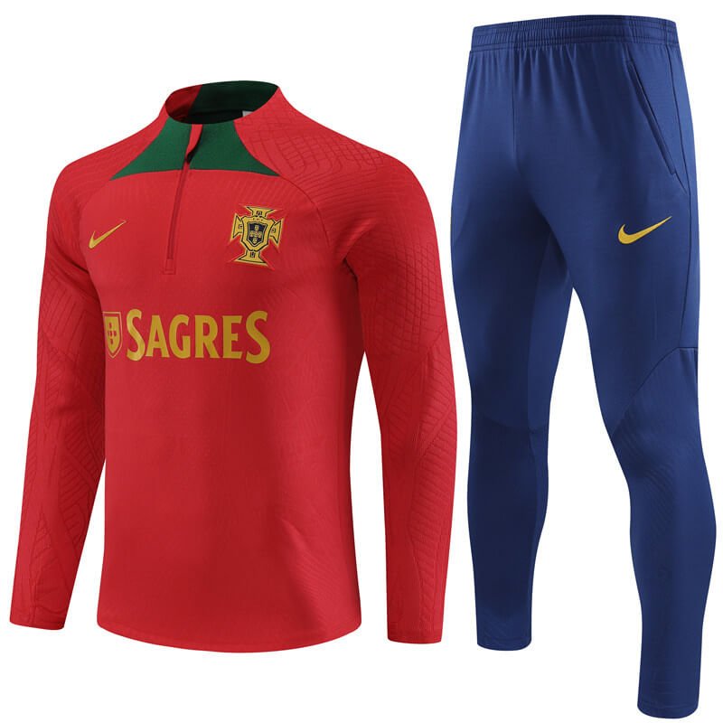 Portugal 23-24 Red(Player edition) Men Tracksuit Slim Fit