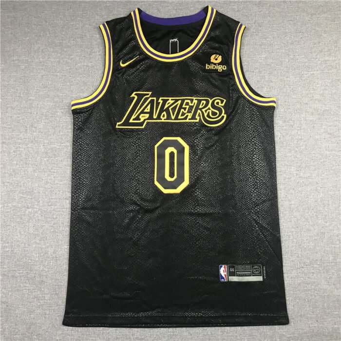 Russell Westbrook Los Angeles Lakers City Edition(New advertisement) Black Jersey