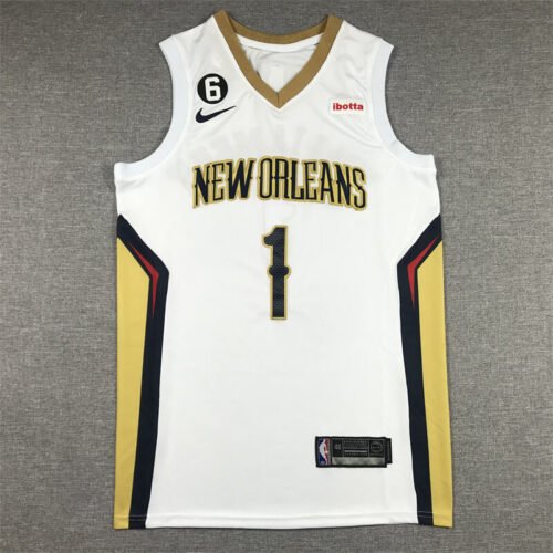 Zion Williamson New Orleans Pelicans 2022-23 White Jersey