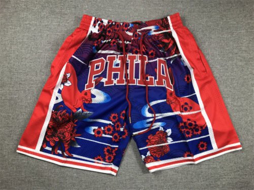 Philadelphia 76ers Year of the Rabbit(with pocket) Basketball Shorts