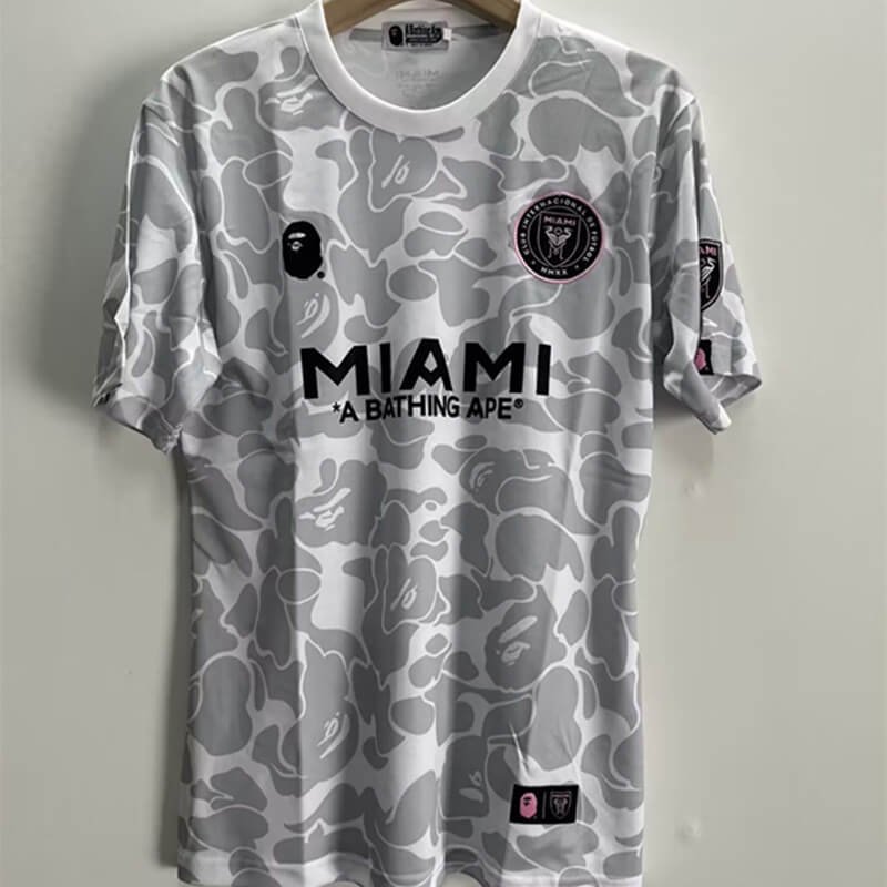 Inter Miami X Bape 23-24 white special jersey