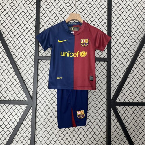 Barcelona 08-09 home retro kids kit