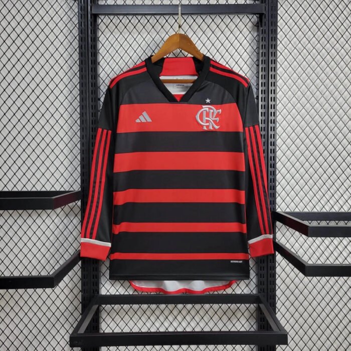 Flamengo 2024 home long sleeve jersey