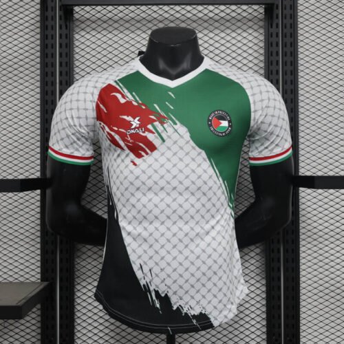 Palestine 2024 white authentic jersey