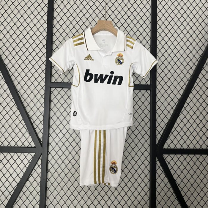 Real Madrid 11-12 home retro kids kit