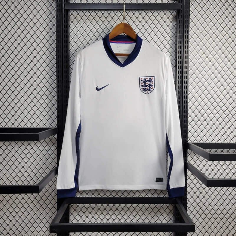 England 2024 home long sleeve jersey