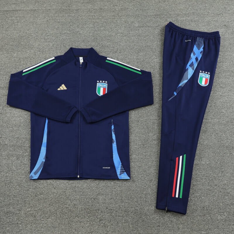 Italy 24/25 Royal Blue Men Tracksuit Slim Fit - Zorrojersey ...