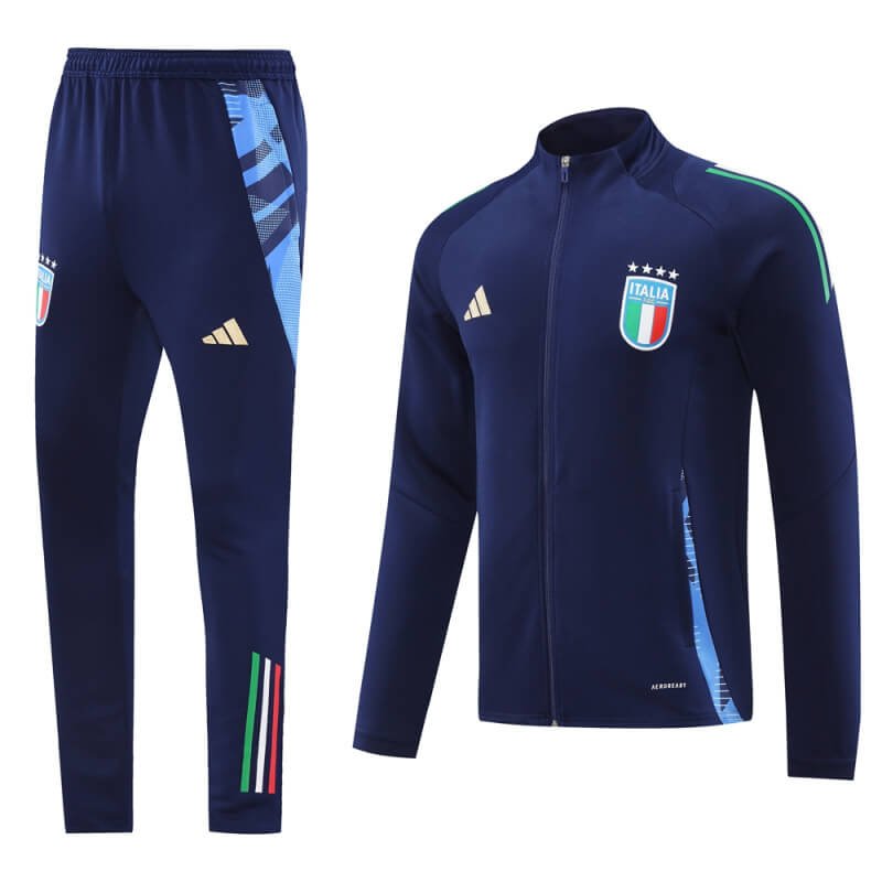 Italy 24-25 Royal Blue Men Tracksuit Slim Fit