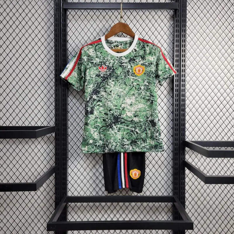 Manchester United × Stone Roses 24-25 Special kids kit