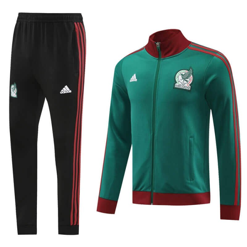Mexico 24-25 Green Men Tracksuit Slim Fit