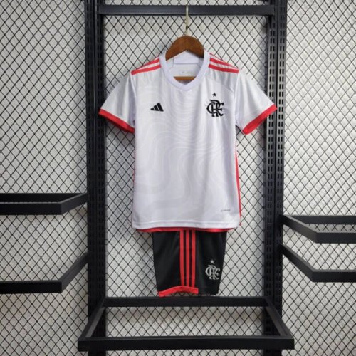 Flamengo 2024 away kids kit