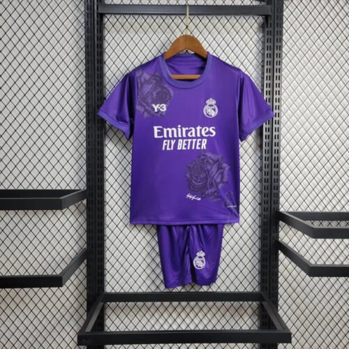 RMFC x Y3 2024 Purple Special kids kit