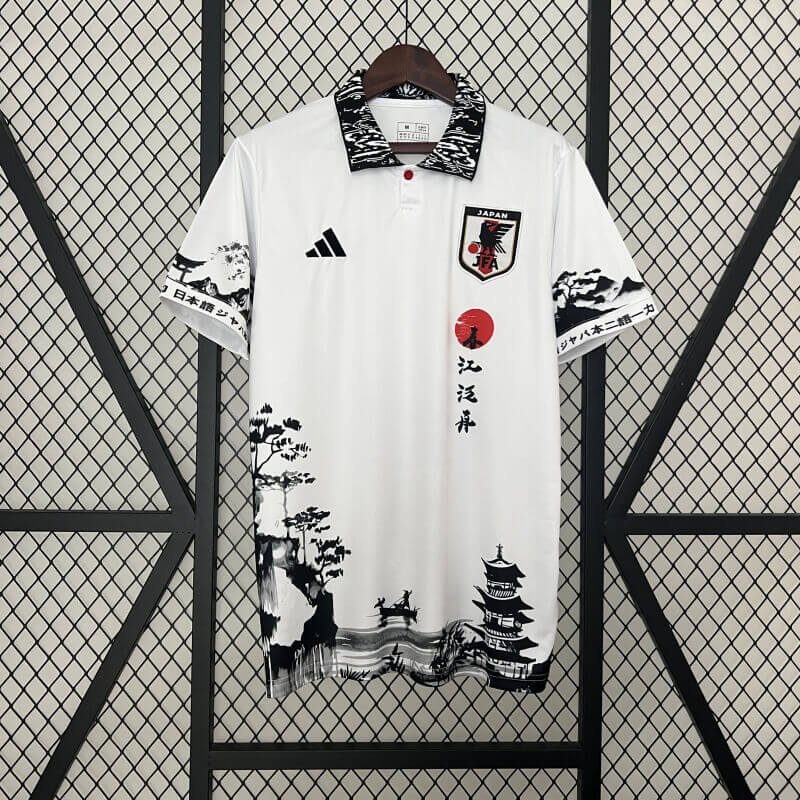 Japan 2024 White Brush Painting Special jersey