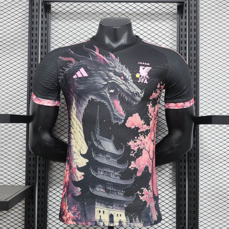 Japan 2024 pink dragon authentic jersey