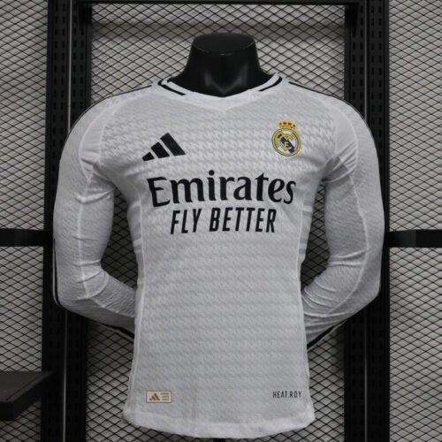 Real Madrid 24-25 home long sleeve authentic jersey