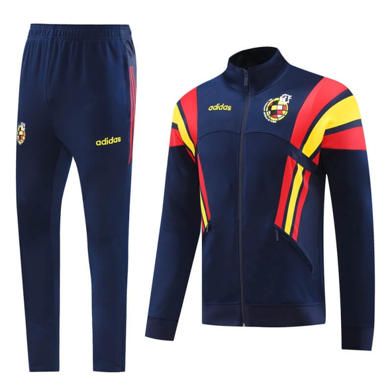 Spain 24-25 Royal Blue Men Jacket Tracksuit Slim Fit