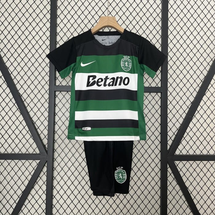 Sporting CP 24-25 home kids kit