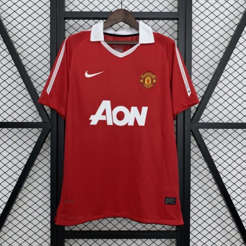 Manchester United 10-11 home retro jersey