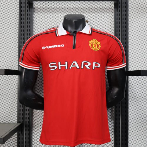Manchester United 98-99 Home retro authentic jersey