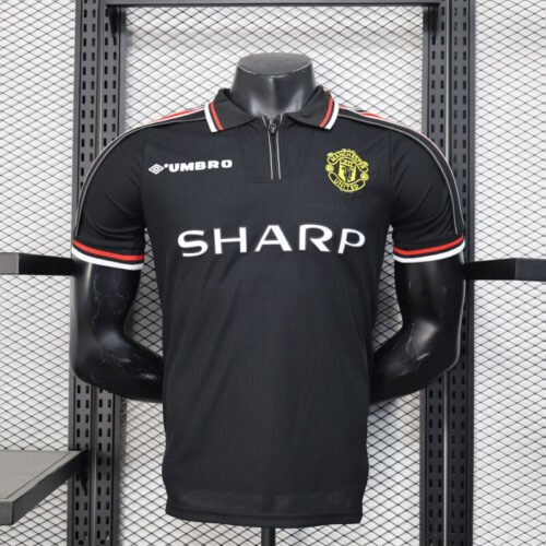 Manchester United 98-99 black special retro authentic jersey