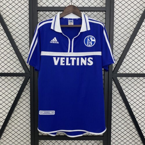 Schalke 04 01-02 home retro jersey