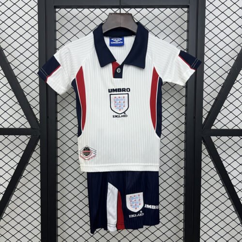 England 1998 home retro kids kit