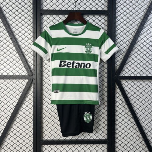 Sporting CP 25-26 home kids kit