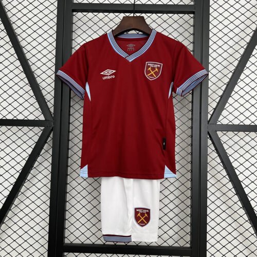 West Ham United 25-26 Home kids kit