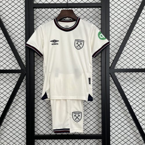 West Ham United 25-26 away kids kit