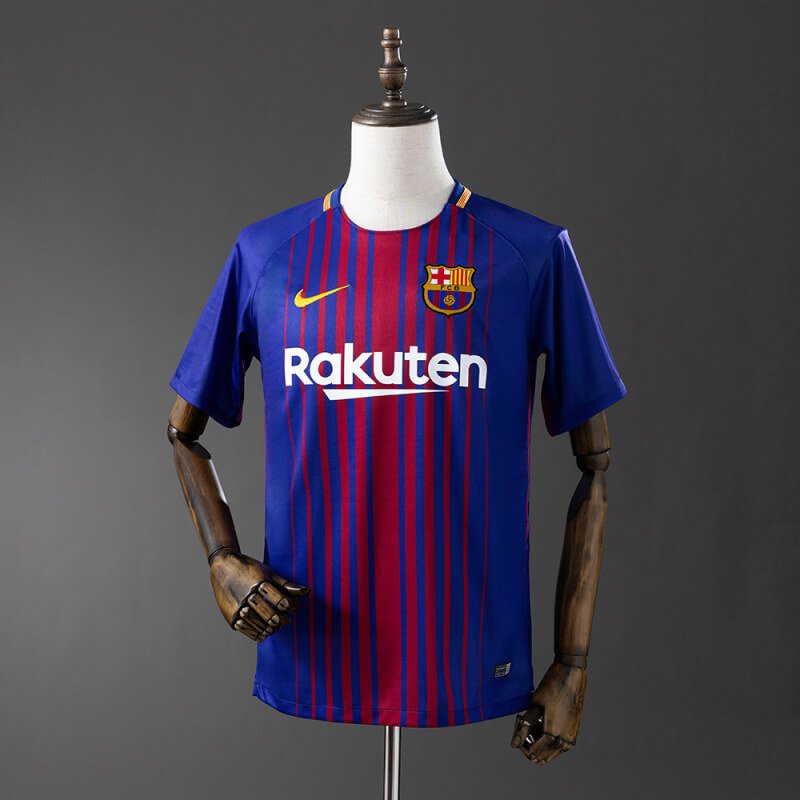 Barcelona 17-18 Home Retro Jersey (2) Barcelona 17-18 Home Retro Jersey