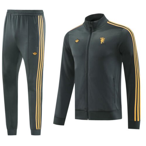 Manchester United 25-26 Dark Grey tracksuit