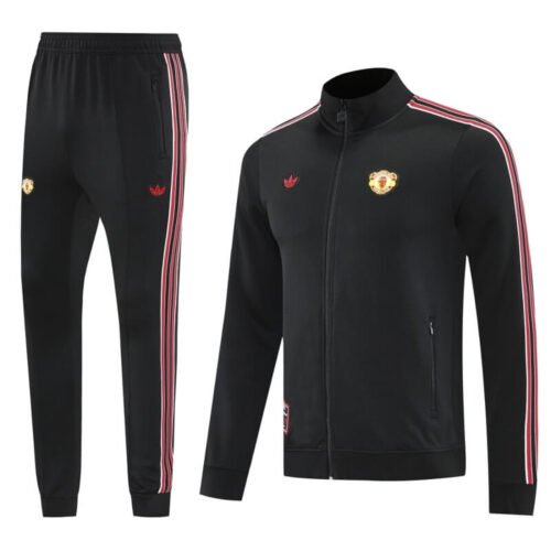 Manchester United 25-26 black tracksuit