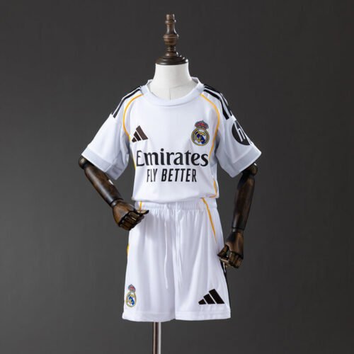 Real Madrid 25-26 Home kids kit