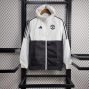 Manchester United 2024 black-white windbreaker